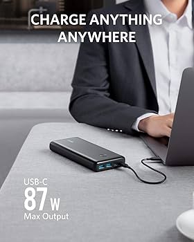 【Coconao 】Anker PowerCore  elite III Anker PowerCore III Elite 25600mAh 87W Czarny, Powerbank
